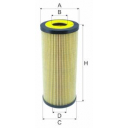 Wkład filtra oleju WO 2038x - Zamienniki: HU 721 y, E28H D203, P 55-0633, HF35488